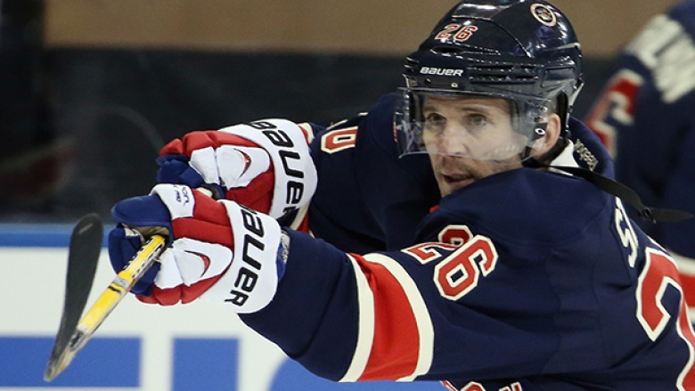 Martin St. Louis and the Rangers took down the Canadiens in Game 4. Evan Vitale Sports.